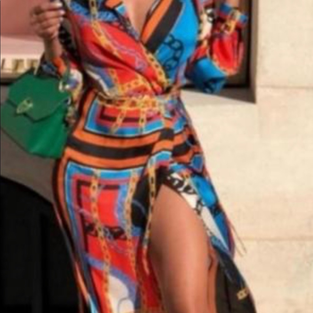 Zara Long dress feels like silk Like new never worn